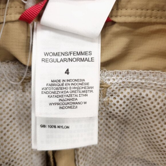 NWT THE NORTH FACE Women's Horizon Becca Nylon Hiking Shorts Moab Khaki Size 4 - Picture 6 of 8